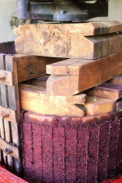 Antique wine press